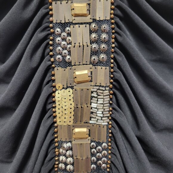 Jolibel Black Strapless Sequin Dress Size 10 - NWOT - Picture 8 of 13